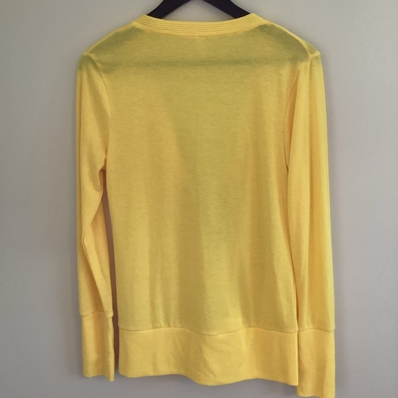 Dandelion Yellow  Snap Up V-neck Cardigan - Picture 7 of 7